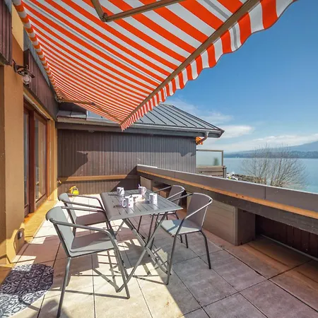 Rooftop Pieds Dans L'eau, Terrasse, Parking Secu Apartment Le Bourget-du-Lac
